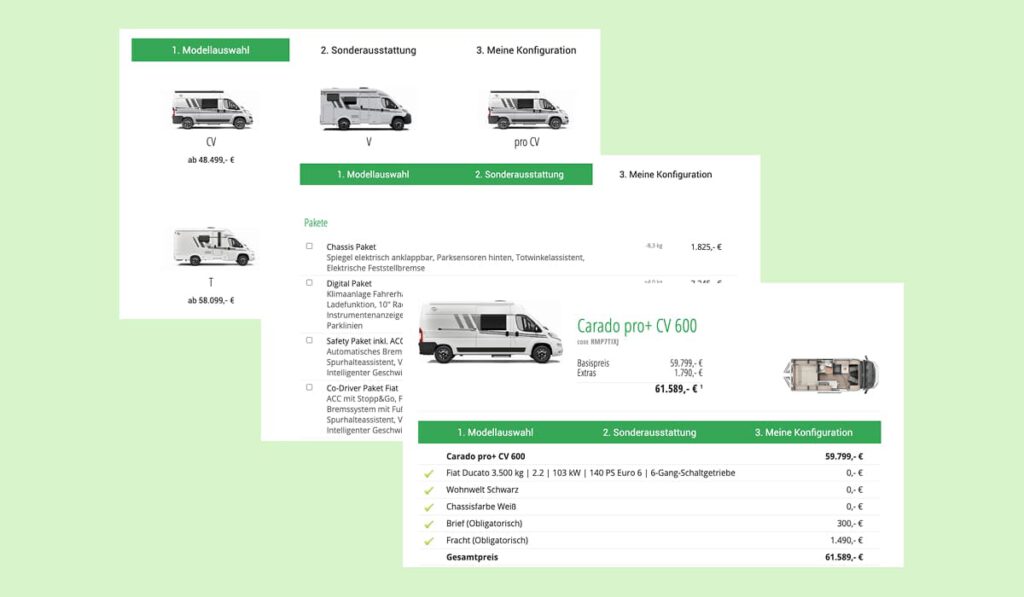 Wohnmobil Konfigurator